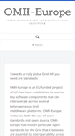 Mobile Screenshot of omii-europe.org