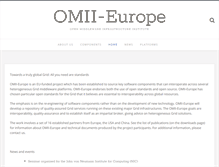 Tablet Screenshot of omii-europe.org